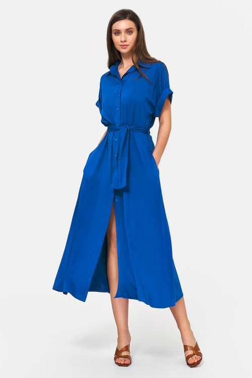 Blue Fitted dress