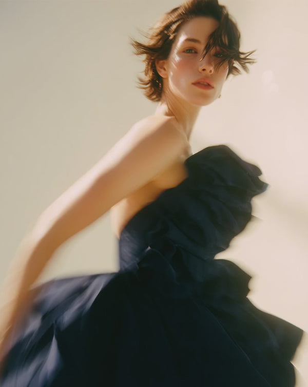 Dark blue dress