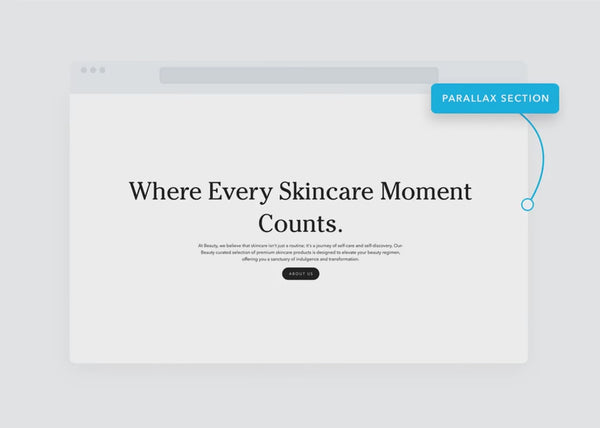 Parallax section