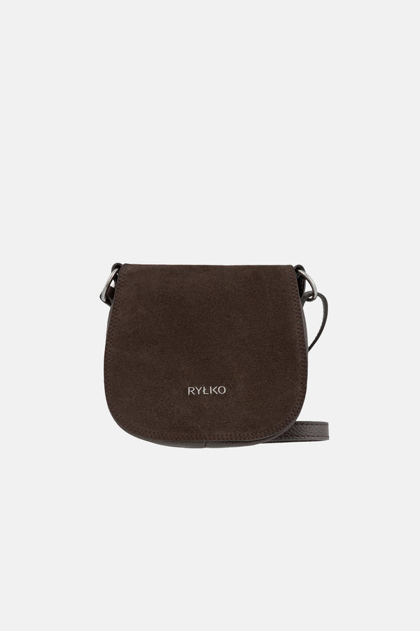 Chocolate Brown Horseshoe Bag