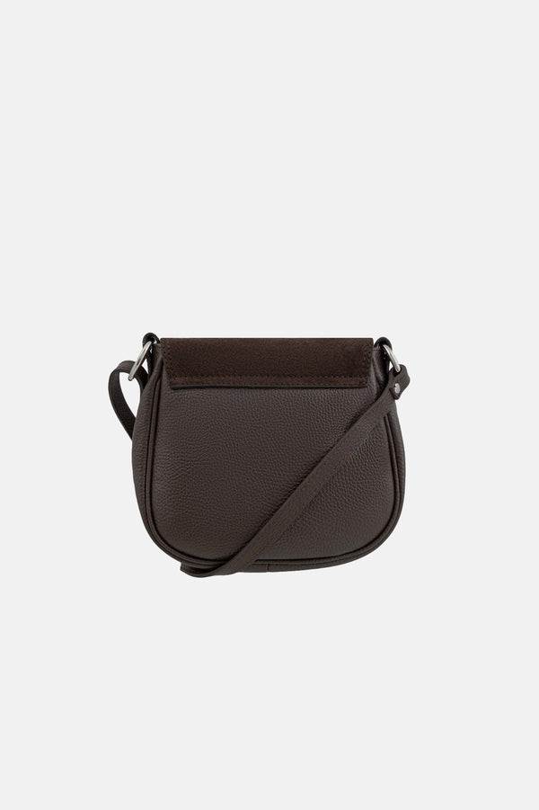 Chocolate Brown Horseshoe Bag