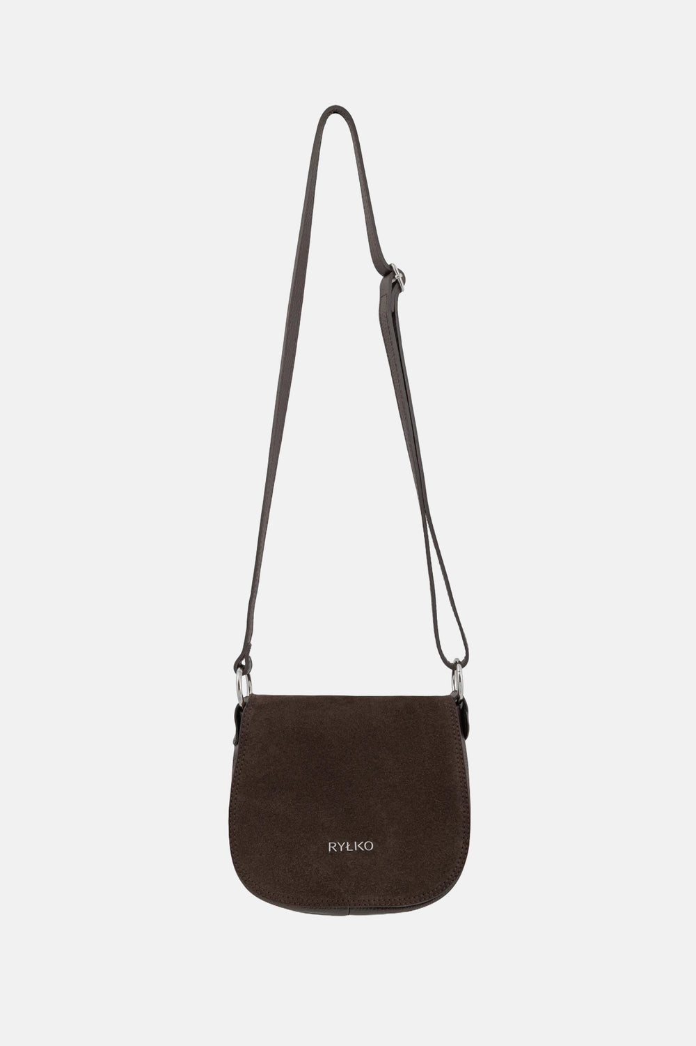 Chocolate Brown Horseshoe Bag