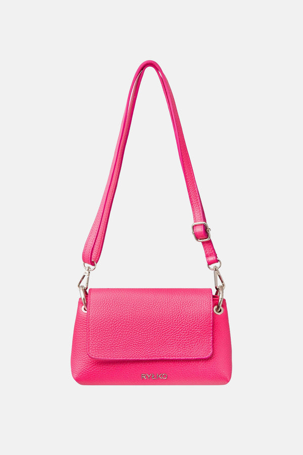 Elegant Fuchsia Small Handbag