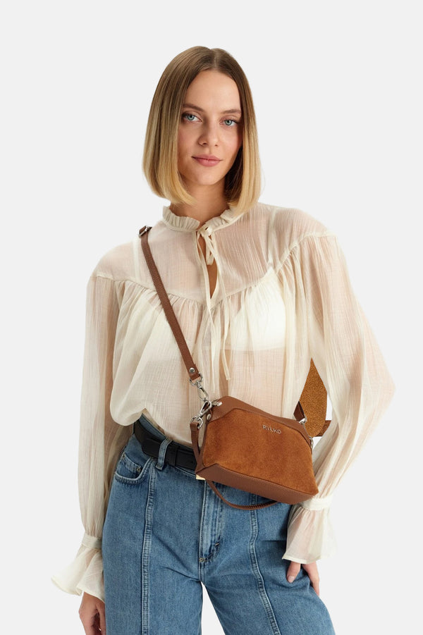 Small Crossbody Bag with Double Straps