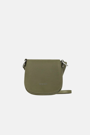 Small olive crossbody bag