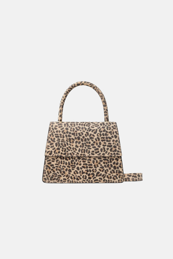 Elegant leopard-print handbag